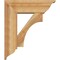 Ekena Millwork Westlake Traditional Rough Sawn Bracket w/ Offset Brace, Western Red Cedar, 8"W x 24"D x 28"H BKT0806X24X28WTL01RWR - alternate 4